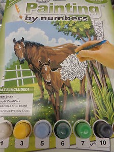 Kreativni set za slikanje - Konj i ždrijebe 