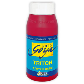 Akrilna boja Solo Goya TRITON 750 ml - Carmine 