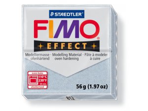 Fimo masa za modeliranje FIMO Effect termalno obradiva - 56 g - Strebrna