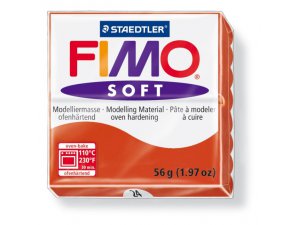 Fimo masa za modeliranje FIMO Soft termalno obradiva - 56 g - Crvena