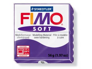 Fimo masa za modeliranje FIMO Soft termalno obradiva - 56 g - Ljubičasta