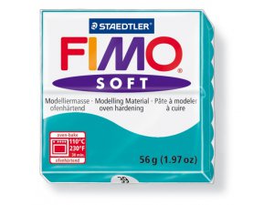 Fimo masa za modeliranje FIMO Soft termalno obradiva - 56 g - Tirkizna