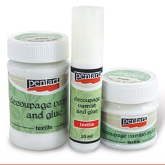 Lak i ljepilo za decoupage za tekstil Pentart - 100 ml