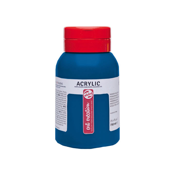 Akrilna boja ArtCreation Essentials 750 ml - Osnovna cyan - 572