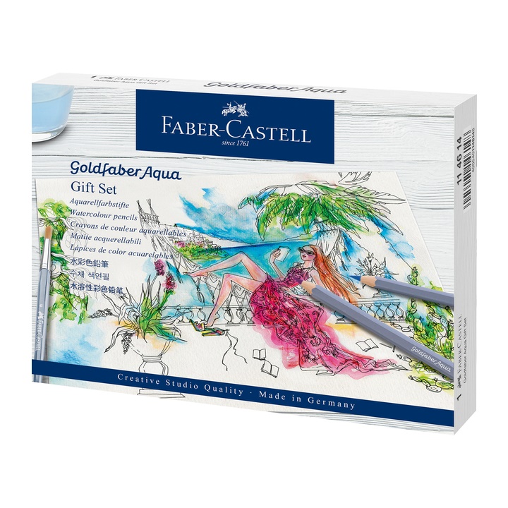 Akvarel bojice Goldfaber aqua Faber-Castell gift set