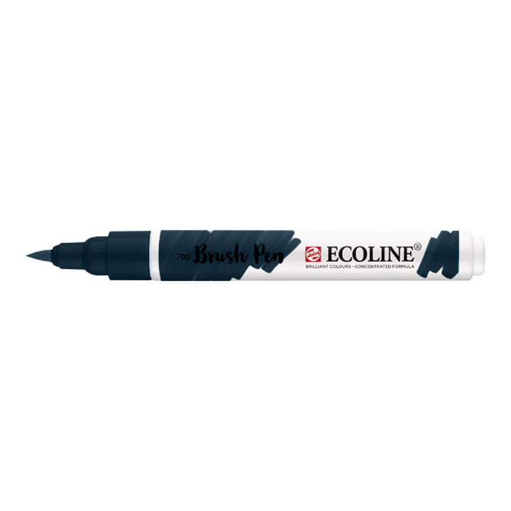 Akvarel marker Ecoline brush pen - Black 700