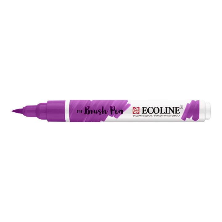 Akvarel marker Ecoline brush pen - Red Violet 545