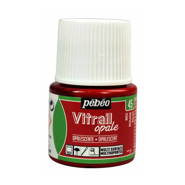 Boja za staklo Pebeo Vitrail Opale 45 ml