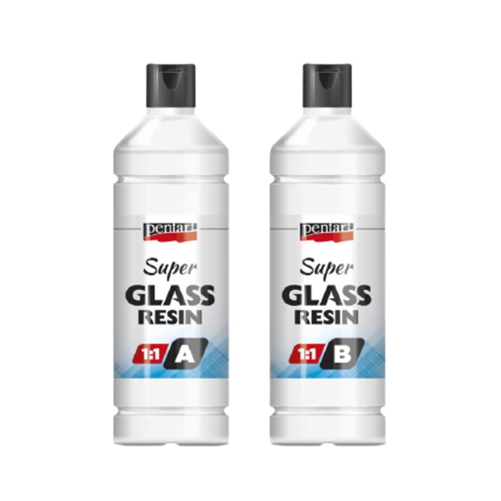 Čista smola Super Glass Pentart 1:1 - 250 ml