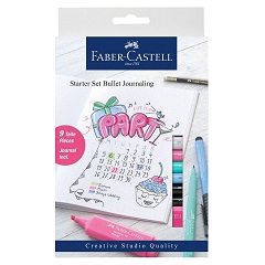 Kaligrafska pera Faber-Castell Pitt - set za početnike s bilježnicom