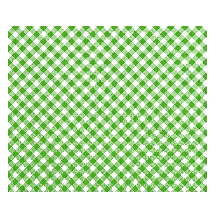 Salveta za dekupaž - Zeleno-bijeli kvadratići - 1 komad