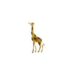 Samoljepljiva šablona Žirafa 7x10 cm