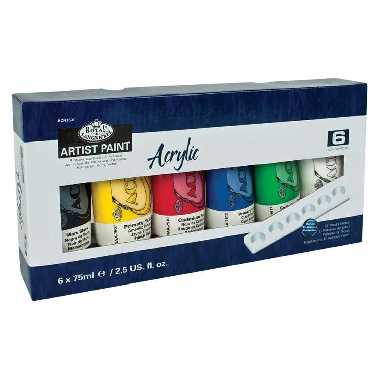 Set akrilnih boja Royal & Langnickel Essentials - 7 dijelova 